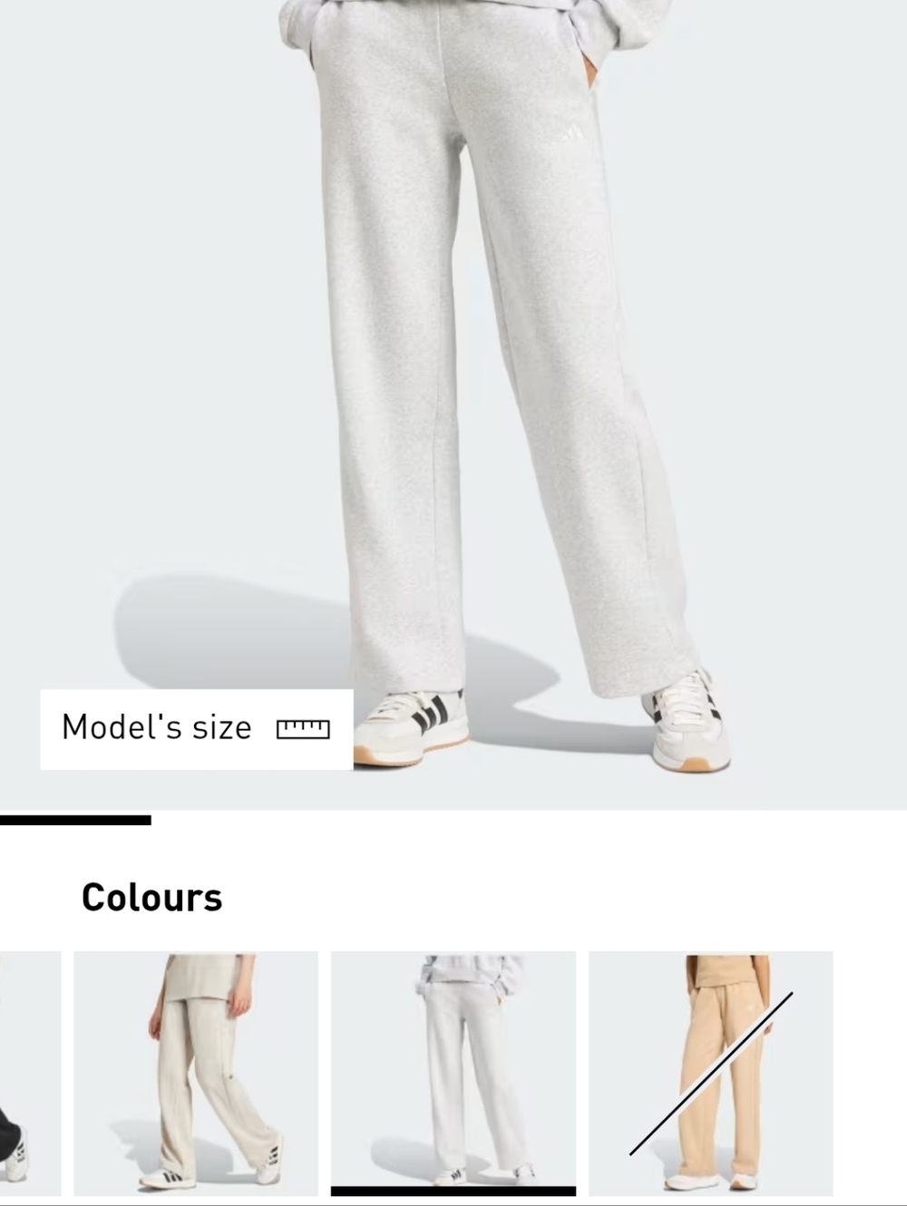 Adidas Essentials Small Logo Feel Cozy Open-Hem Pants